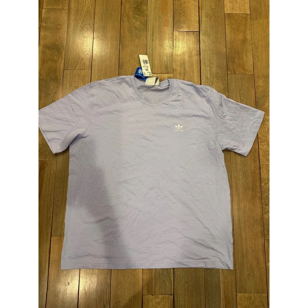Adidas Originals Essential Tee Violet Tone Purple T-Shirt IR9696 Mens 2XL NWT